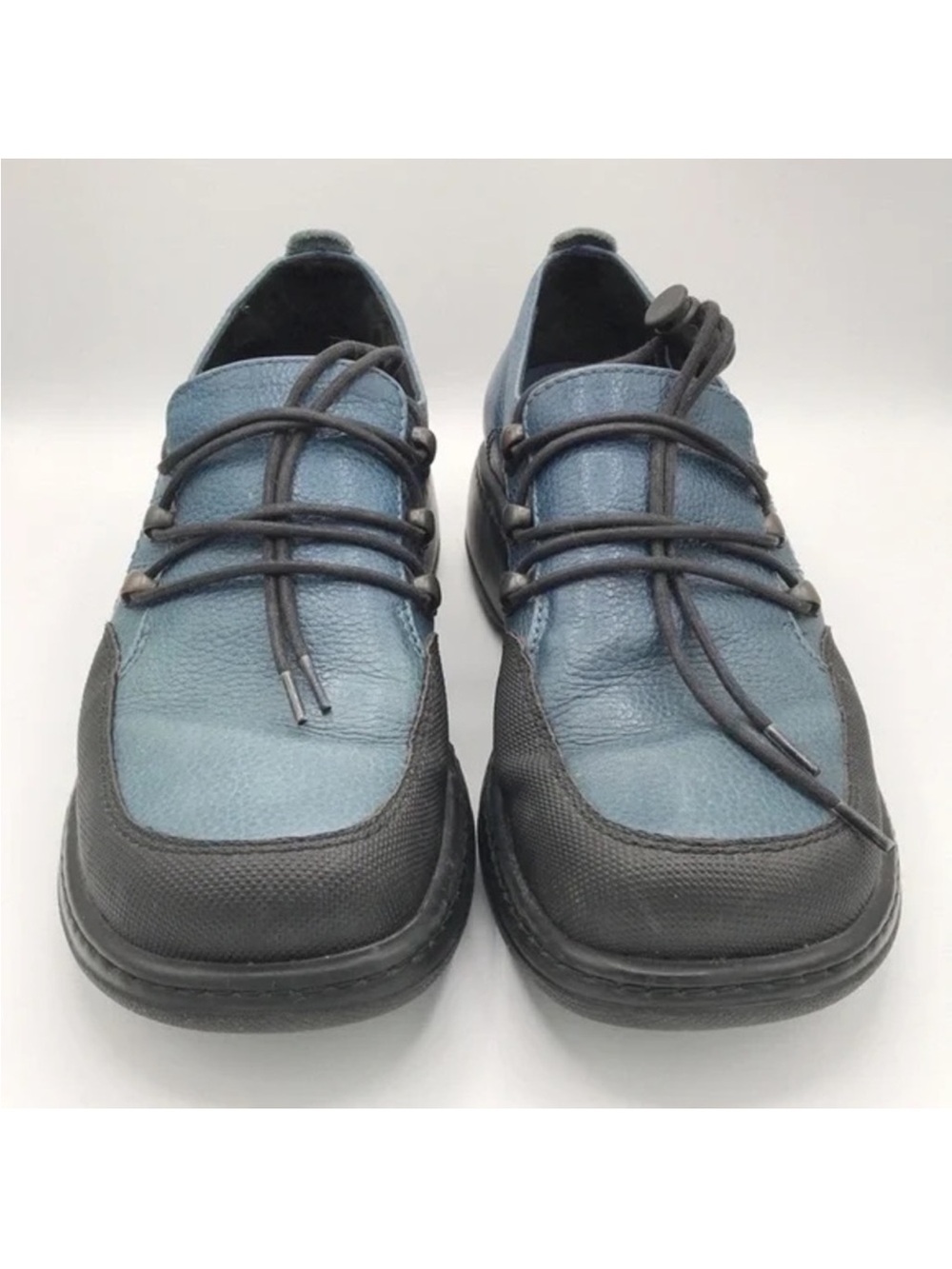 Dansko Blue and Black Oxfords